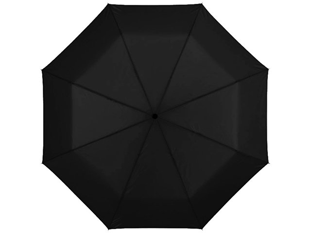 Зонт Ида трехсекционный 21,5", черный