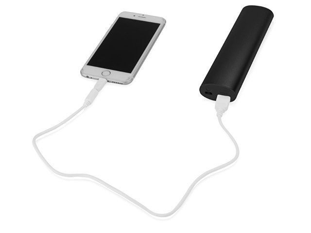 Портативное зарядное устройство "Спайк", 8000 mAh, черный