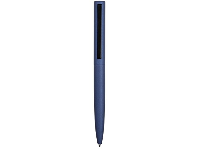 Ручка металлическая шариковая «Bevel», синий/черный