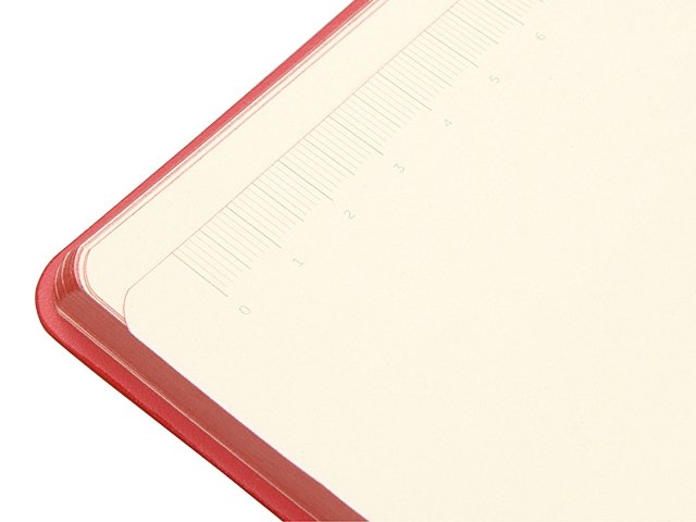 Блокнот «Notepeno» А5 с тонированными линованными страницами, красный