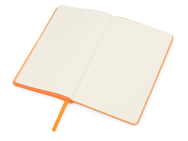 Блокнот «Notepeno» А5 с тонированными линованными страницами, оранжевый
