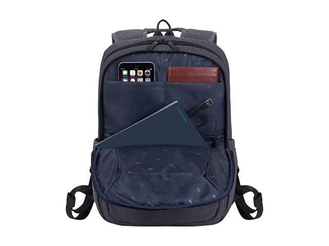 RIVACASE 7760 black ECO рюкзак для ноутбука 15.6"