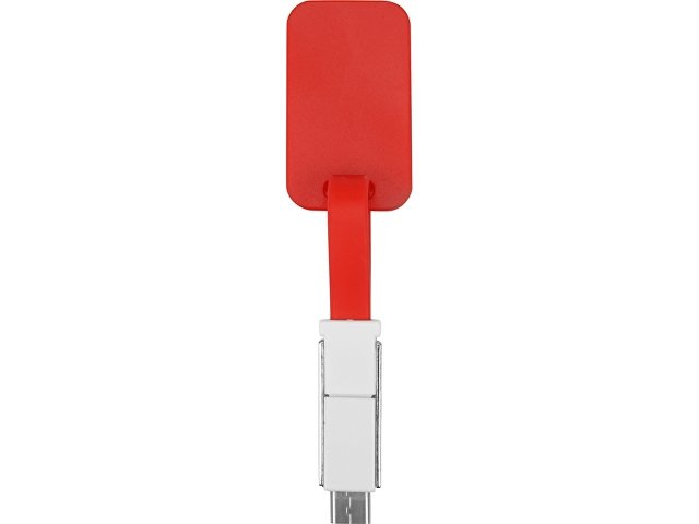 Зарядный кабель 3-в-1 "Charge-it", красный