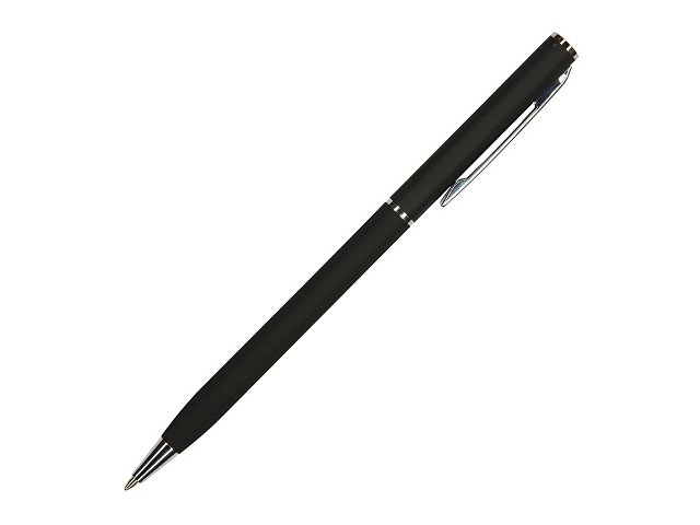 Ручка шариковая автоматическая BrunoVisconti® "PALERMO" цвет корпуса черный, soft-touch, 0.7 мм