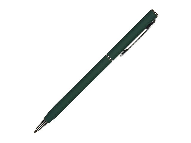 Ручка шариковая автоматическая BrunoVisconti® "PALERMO" цвет корпуса зеленый, soft-touch, 0.7 мм