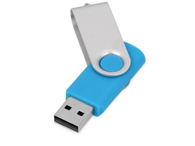 Флеш-карта USB 2.0 16 ГБ «Квебек», голубой
