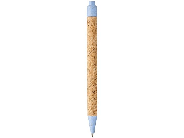Шариковая ручка Midar из пробки и пшеничной соломы, cиний