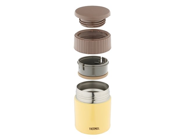 Термос из нерж. стали для еды тм THERMOS JBQ-400-BNN 0.4L, желтый