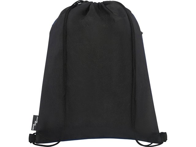 Рюкзак со шнурком Ross из переработанного ПЭТ, heather navy