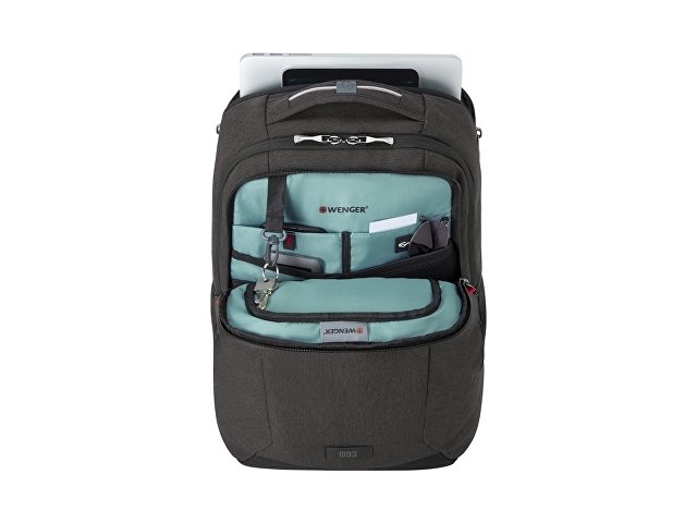 Рюкзак WENGER MX Professional 16”, серый, 100% полиэстер, 33х21х45 см, 21 л