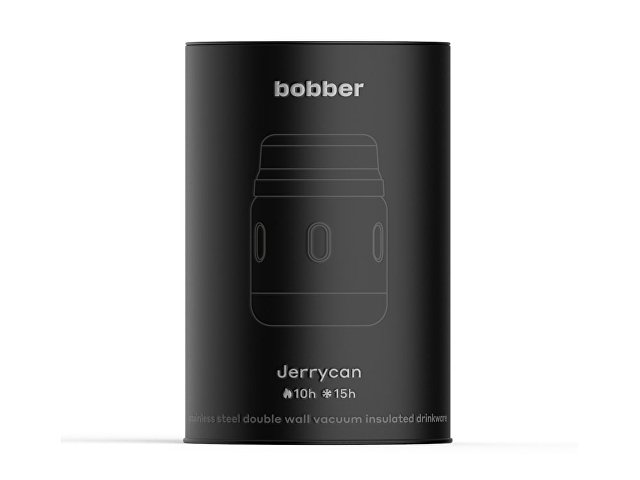 Термос для еды, вакуумный, бытовой, тм "bobber". Объем 0.47 литра. Артикул Jerrycan-470 Glossy