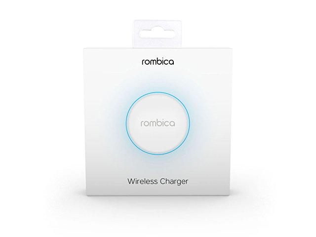 Беспроводное зарядное устройство Rombica  «NEO Core Quick» c быстрой зарядкой, белый (с лого)