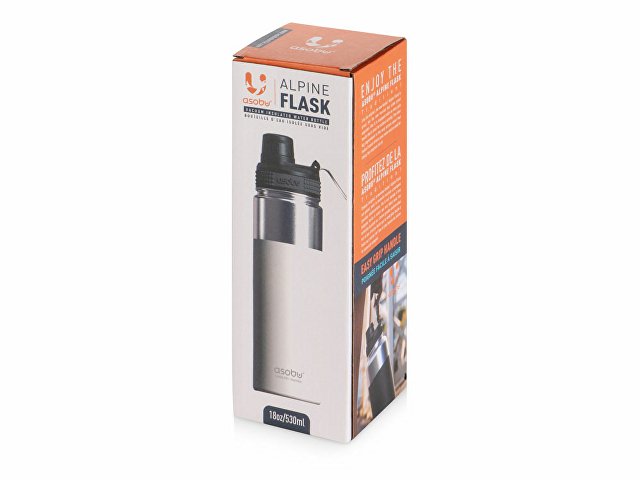 Вакуумная термобутылка «ALPINE FLASK», 530 мл, белый