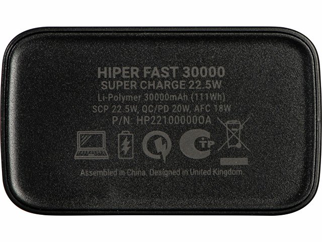 Портативный внешний аккумулятор FAST 30000 Black