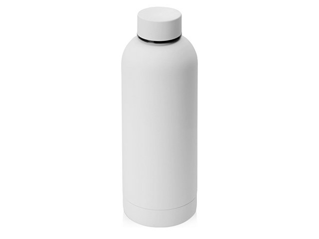 Вакуумная термобутылка "Cask" Waterline, soft touch, 500 мл, белый (Р)