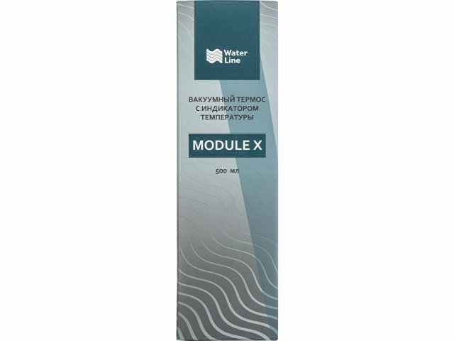 Вакуумный термос «Module X» с индикатором температуры, 500 мл, черный