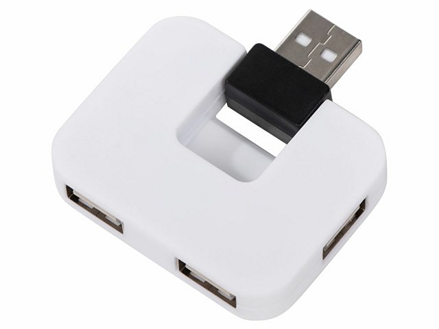 USB Hub "Gaia" на 4 порта, белый