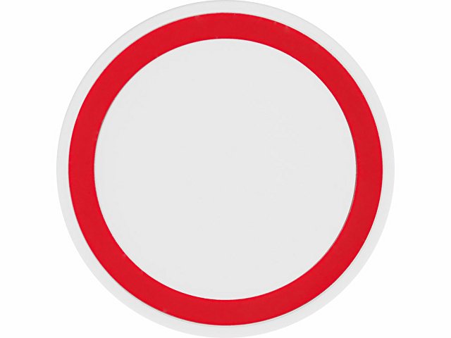 Беспроводное зарядное устройство «Dot», 5 Вт, белый/красный