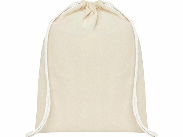Рюкзак со шнурком Tenes из хлопка плотностью 140 г/м2, natural