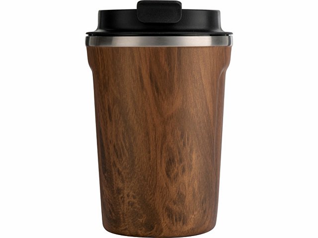 Термокружка CAFe COMPACT, 380 мл, wood