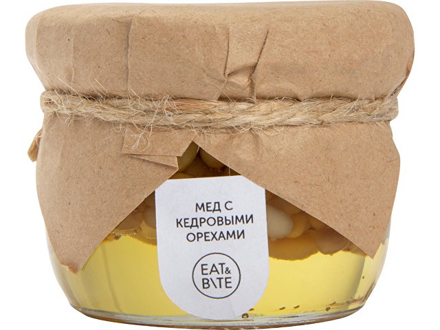 Сувенирный набор "Мед с кедровыми орешками" 120 гр