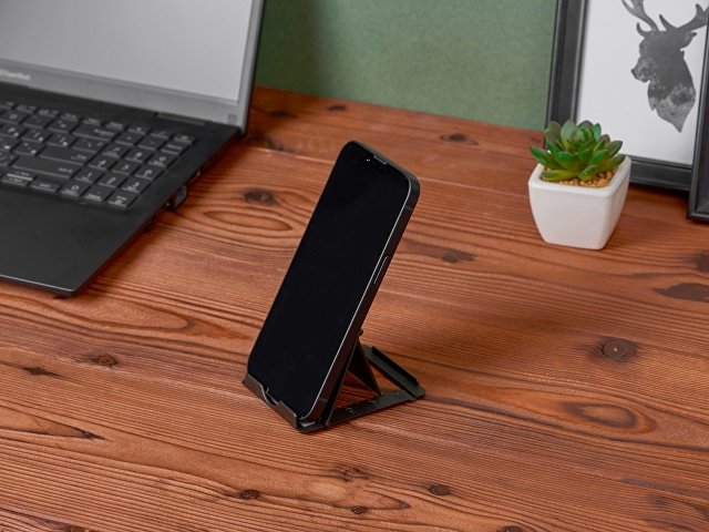 Подставка под смартфон с регулировкой угла наклона «Lever», черный