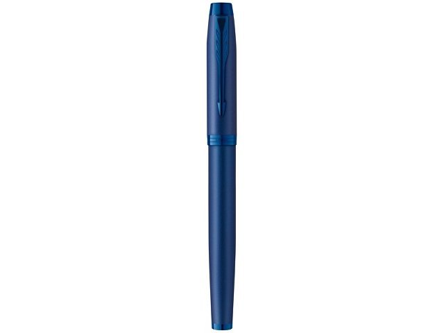 Ручка роллер Parker IM Monochrome Blue, стержень:F, цвет чернил: black, в подарочной упаковке.