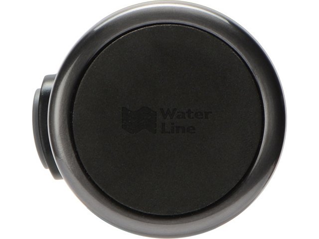 Вакуумная термокружка с кнопкой Upgrade, Waterline, тубус, матовая сталь