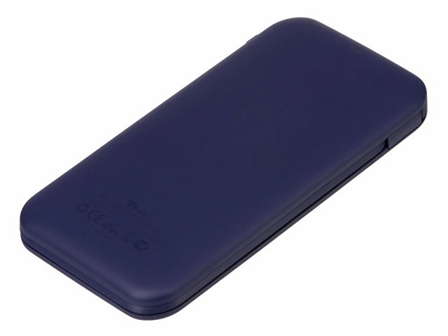 Внешний беспроводной аккумулятор с подсветкой лого «Astro», 10000 mAh, темно-синий