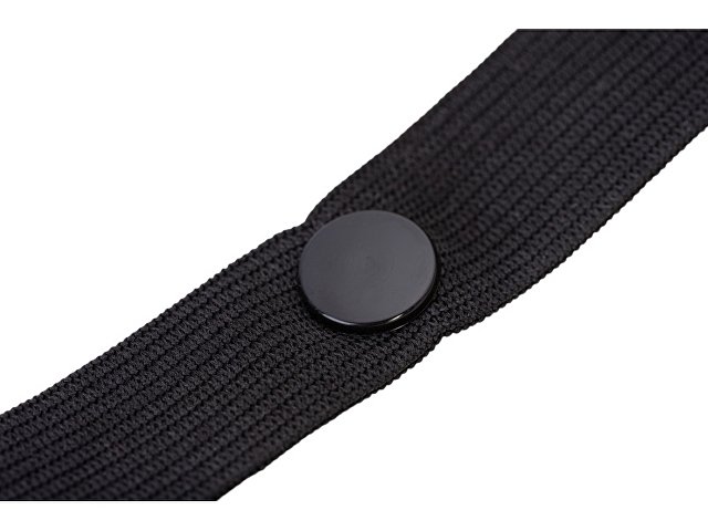 Сумка Fixy из переработанного хлопка с фиксирующей эластичной лентой, черный