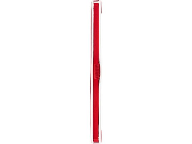 Блокнот "ColorNote White", твердая обложка A5, 80 листов, белый с красным