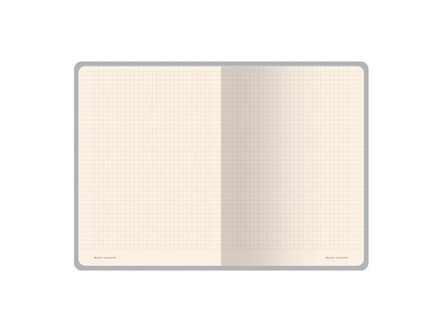 Бизнес тетрадь А5 "Megapolis flex" 60 л. soft touch клетка, морская волна