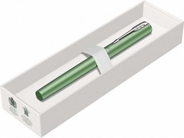 Ручка-роллер Parker Vector XL Green CT, цвет чернил black, стержень: F, в подарочной упаковке.