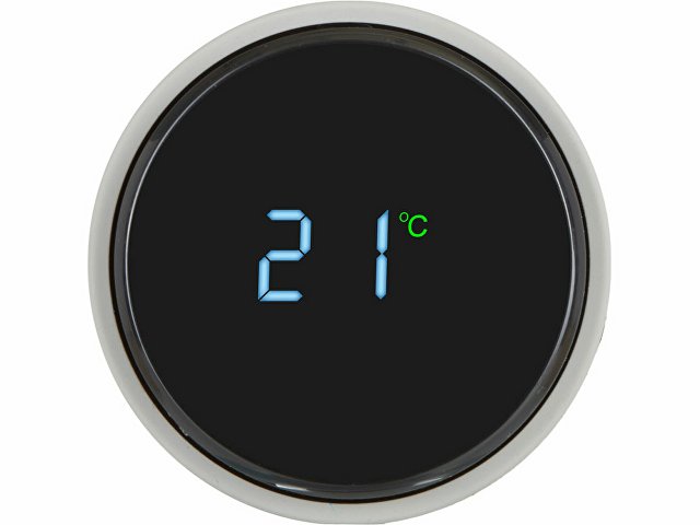 Вакуумный термос «Module X» с индикатором температуры, 500 мл, тубус, серый Cool grey 7C
