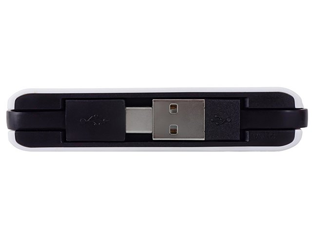 USB-хаб «Hubix» с коннектором 2-в-1 USB-C и USB-A, 2.0, белый