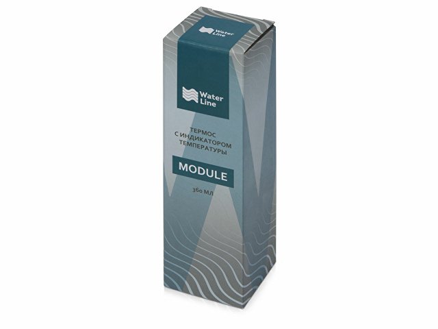 Термос с индикатором температуры "Module", 360 мл, белый (P)