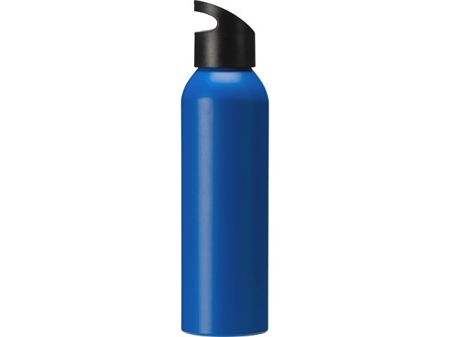 Алюминиевая бутылка для воды с ручкой "Plain Alu", 650 мл, синий