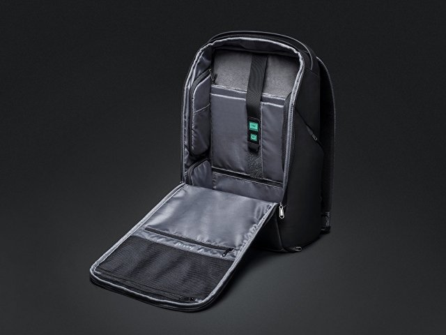 Антикражный рюкзак FlexPackPro для ноутбука 15.6", серый/черный