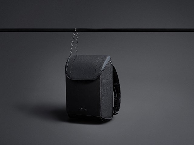 Водостойкий антикражный рюкзак Clickpack для ноутбука 15.6", черный