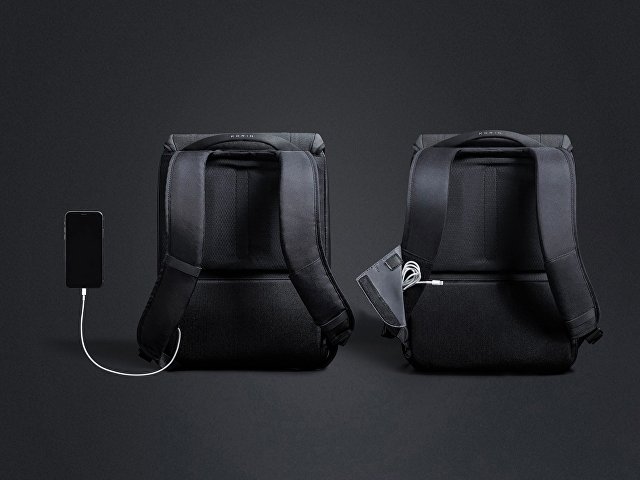 Водостойкий антикражный рюкзак Clickpack для ноутбука 15.6", черный