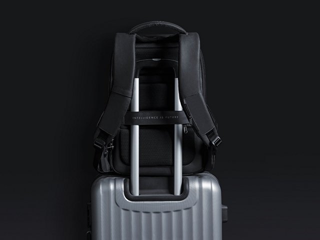 Водостойкий антикражный рюкзак Hipack для ноутбука 15.6", черный