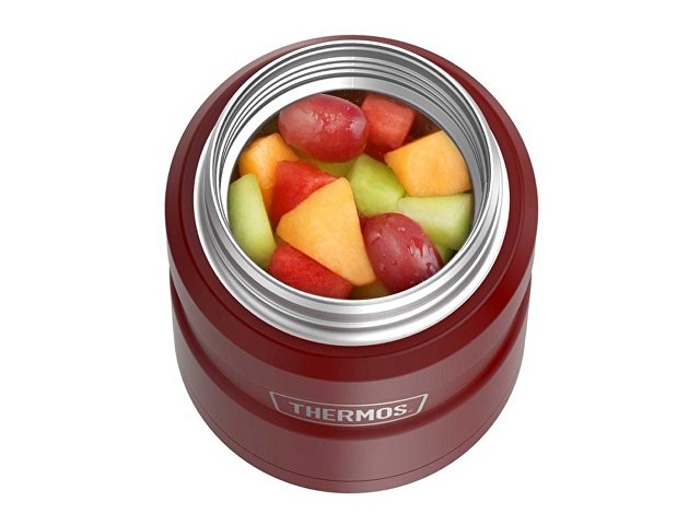 Термос из нерж. стали с ложкой тм THERMOS SK3000 MRR 0,47L