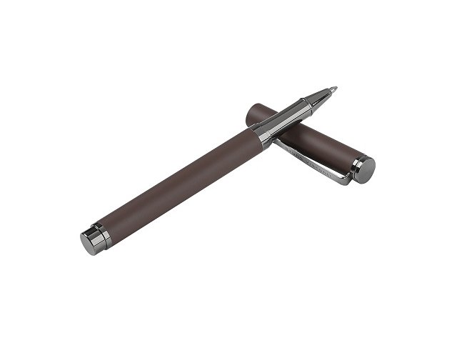 Ручка металлическая шариковая "Venezia Pragmatico" софт-тач, коричневый