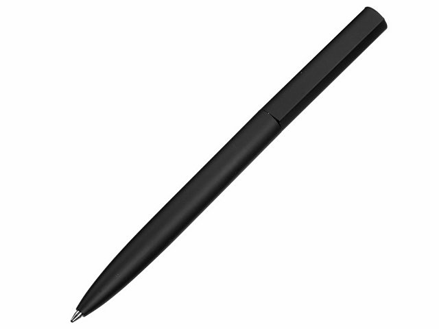 Шариковая металлическая ручка "Minimalist" софт-тач, черный (Р)