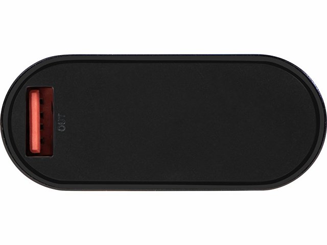 Внешний аккумулятор с QC/PD "Qwik", 10000 mah, черный (Р)