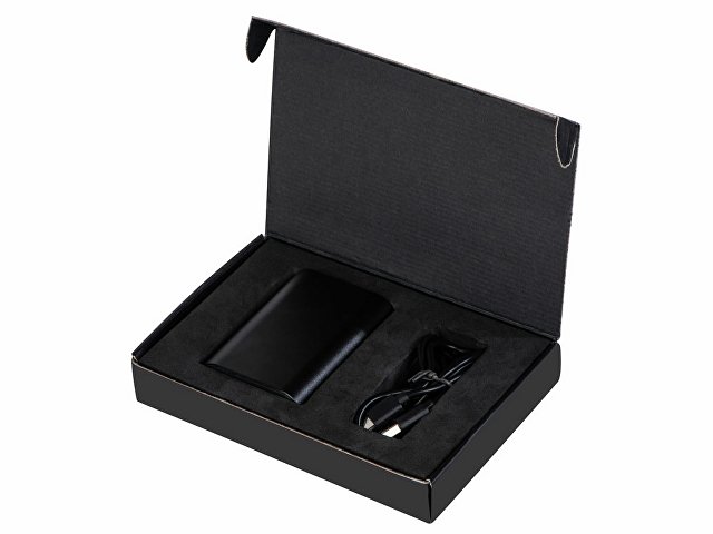 Внешний аккумулятор с QC/PD "Qwik", 10000 mah, черный (Р)