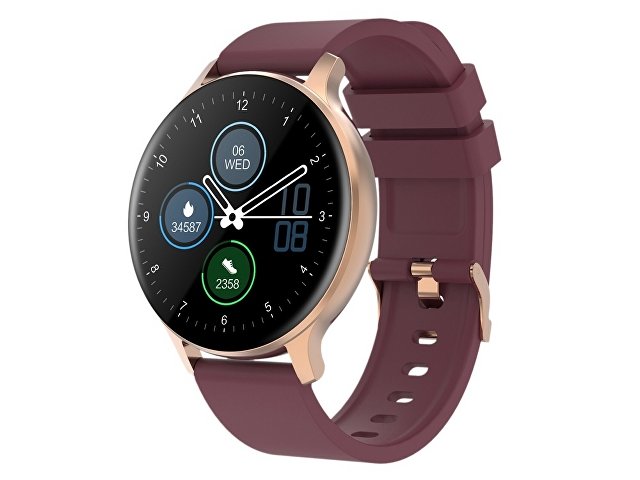 Смарт-часы Canyon SW-68 “ Badian”, IP68, темно-красный (Р)