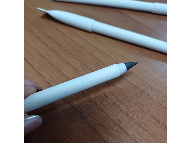 Вечный карандаш из переработанной бумаги "Recycled pencil", белый (Р)