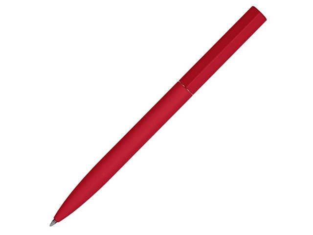 Шариковая металлическая ручка "Minimalist" софт-тач, красный