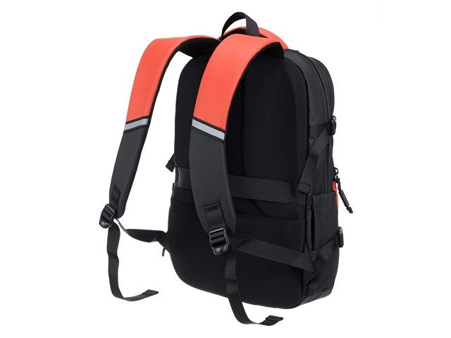 Рюкзак спортивный TORBER ЭКСТРИМ 18", оранжевый/чёрный, 31 х 12 х 46 см, 17л